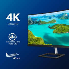 Écran Philips E Line 328E1CA/00 LED display 80 cm (31.5") 3840 x 2160 pixels 4K Ultra HD LCD Noir