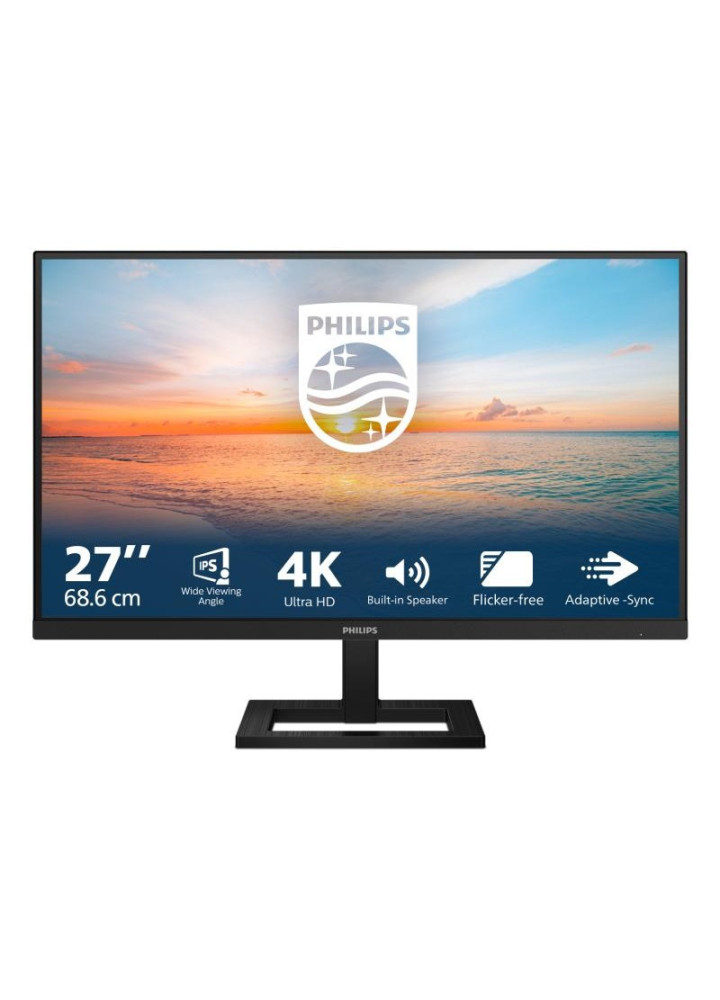 Écran Philips 27E1N1800AE/00 écran plat de PC 68,6 cm (27") 3840 x 2160 pixels 4K Ultra HD LED Noir