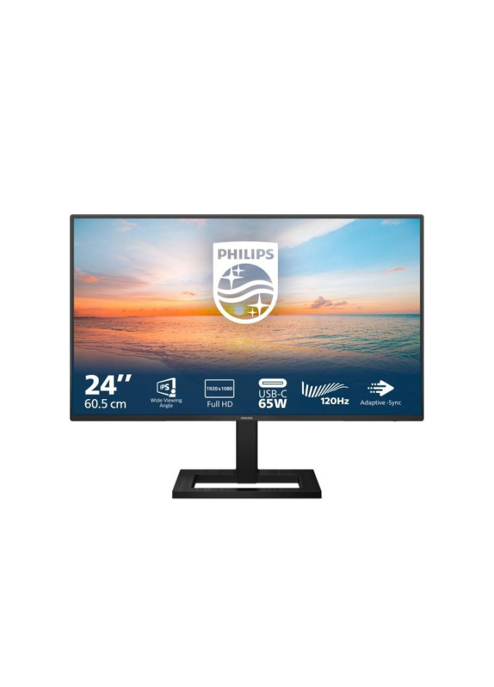 Écran Philips 1000 series 24E1N1300AE/00 écran plat de PC 60,5 cm (23.8") 1920 x 1080 pixels Full HD LCD Noir