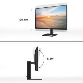 Écran Philips 1000 series 24E1N1300AE/00 écran plat de PC 60,5 cm (23.8") 1920 x 1080 pixels Full HD LCD Noir