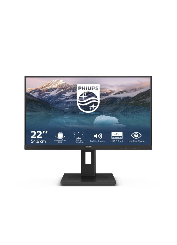 Écran Philips 222S9JML/00 écran plat de PC 54,6 cm (21.5") 1920 x 1080 pixels Full HD LCD Noir