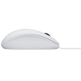 Souris Logitech B100 Optical Fil USB Blanc OEM (910-003360)