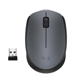 Souris Logitech M170 Grey-K souris Bureau Ambidextre RF sans fil Optique 1000 DPI (910-004642)