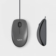 Souris Logitech M100 souris Bureau Ambidextre USB Type-A Optique 1000 DPI (910-006652)