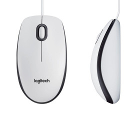 Souris Logitech M100 USB Blanc (910-006764)