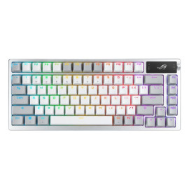 Clavier ASUS ROG Azoth clavier Jouer USB + RF Wireless + Bluetooth Blanc (90MP031A-BKFA10)
