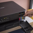Imprimante Multifonction 3en1 Brother Mini SL DCP-J1260DW (Noir) Jet d'encre/A4/Wi-Fi