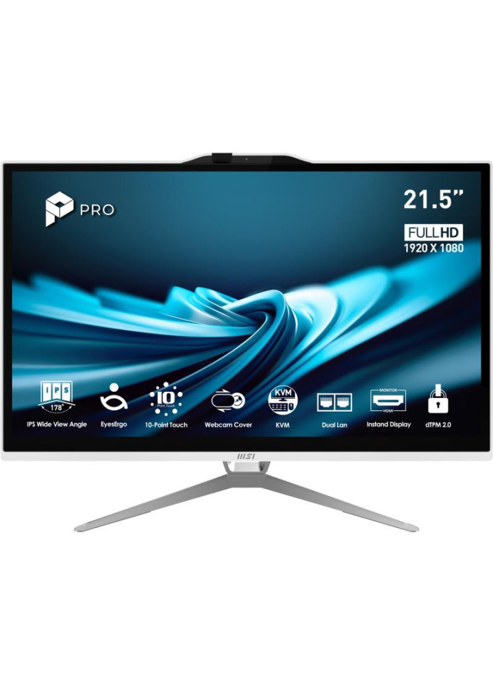 PC de bureau MSI AP222T 14MA-606XEU/I3-14100/22"/8G/512G Intel UHD Graphics 730/Non