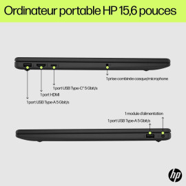 PC Ordinateur portable HP Laptop 15-fd0011nf *D0MM6EA ABF/Core i7 150U/15.6"/16G/512G/W11H C7-150U/Intel Graphics